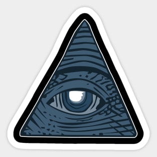 Illuminati Eye Sticker